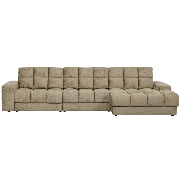 SECOND DATE CHAISE LONGUE RECHTS STRUCTURE VELVET WHEATFIELD