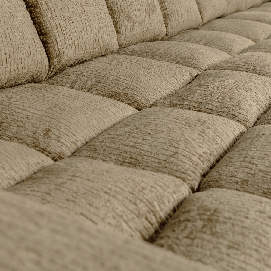 SECOND DATE CHAISE LONGUE RECHTS STRUCTURE VELVET WHEATFIELD