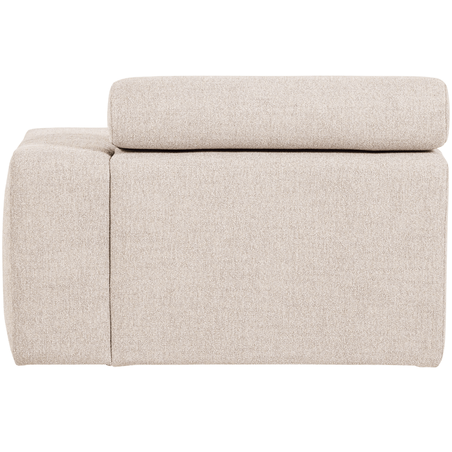 NOVI CHAISE LONGUE ELEMENT ARM RECHTS BOUCLE NATUREL