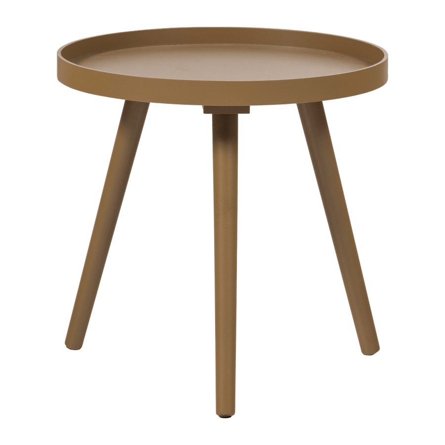 SASHA BIJZETTAFEL O41 CM HOUT HONINGGEEL [fsc]