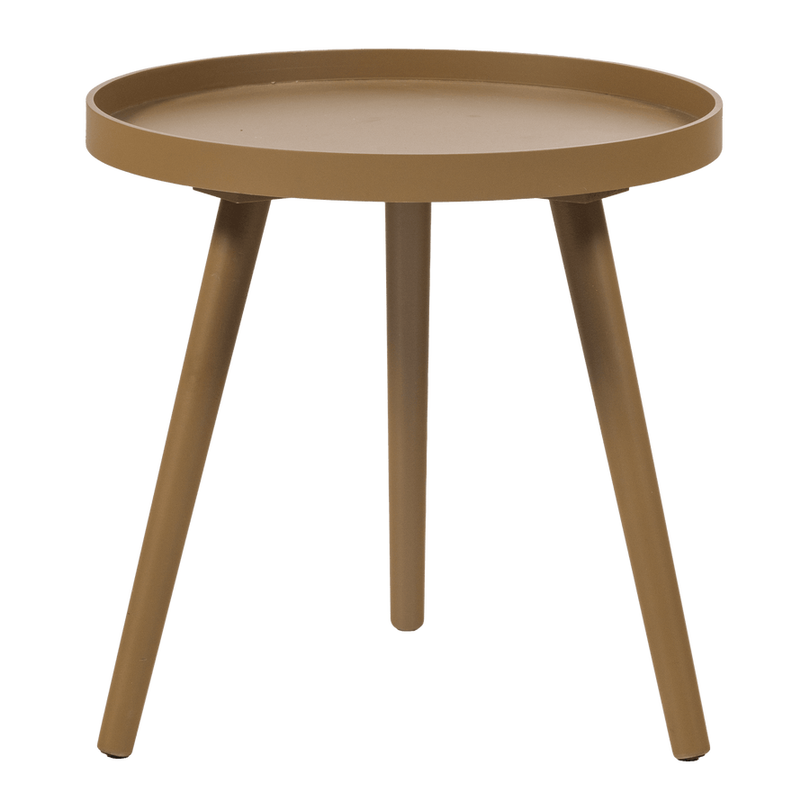 SASHA BIJZETTAFEL O41 CM HOUT HONINGGEEL [fsc]