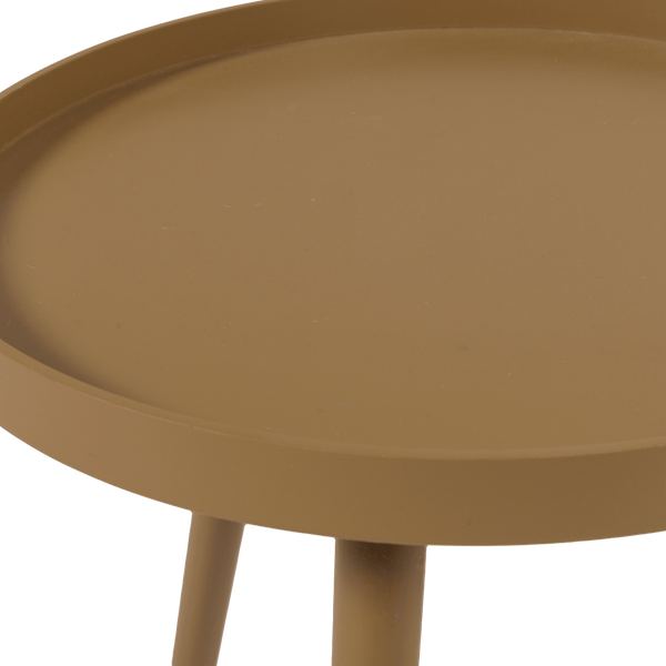 SASHA BIJZETTAFEL O41 CM HOUT HONINGGEEL [fsc]