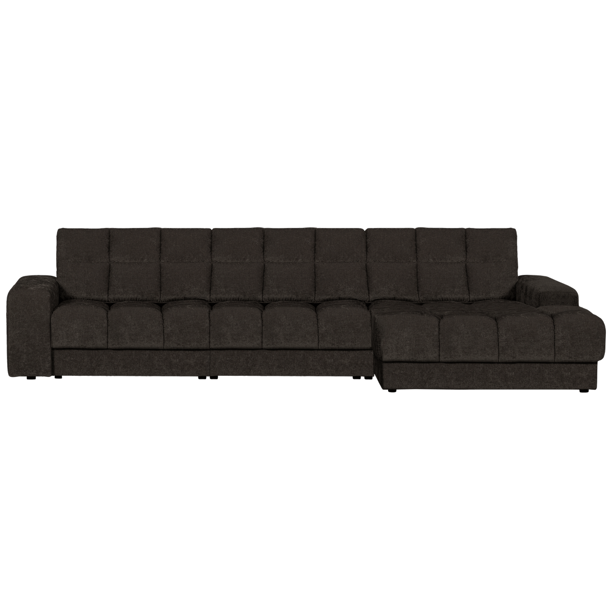 SECOND DATE CHAISE LONGUE RECHTS VELVET ANTRACIET