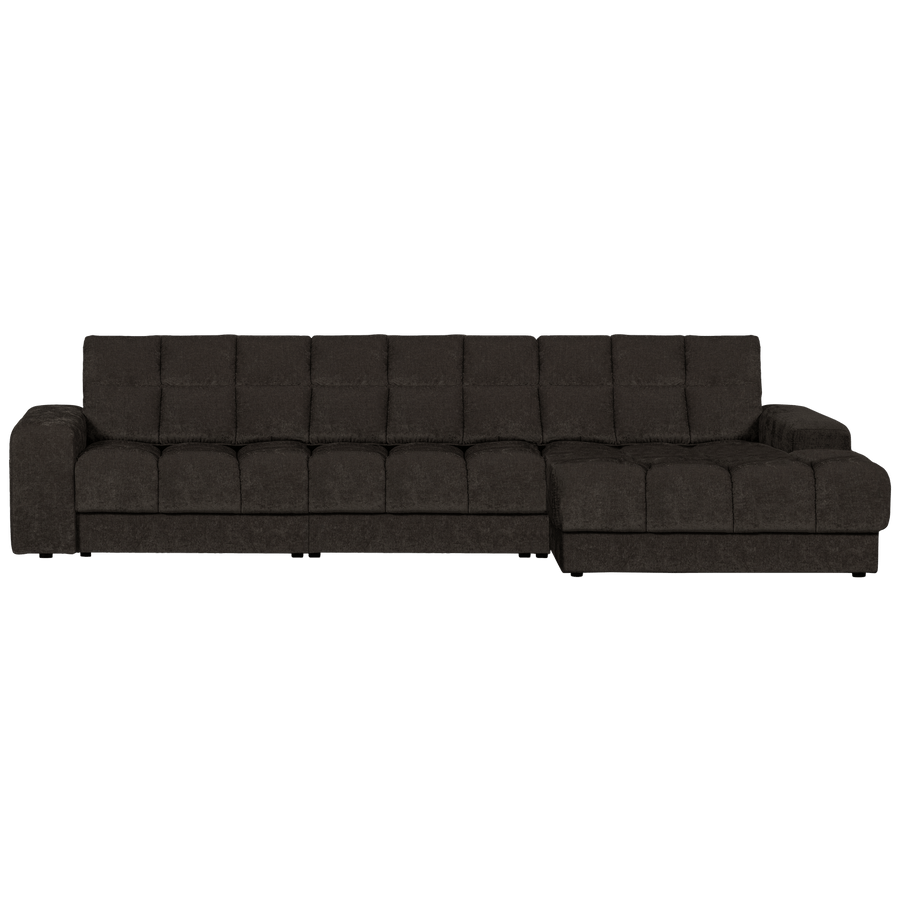 SECOND DATE CHAISE LONGUE RECHTS VELVET ANTRACIET