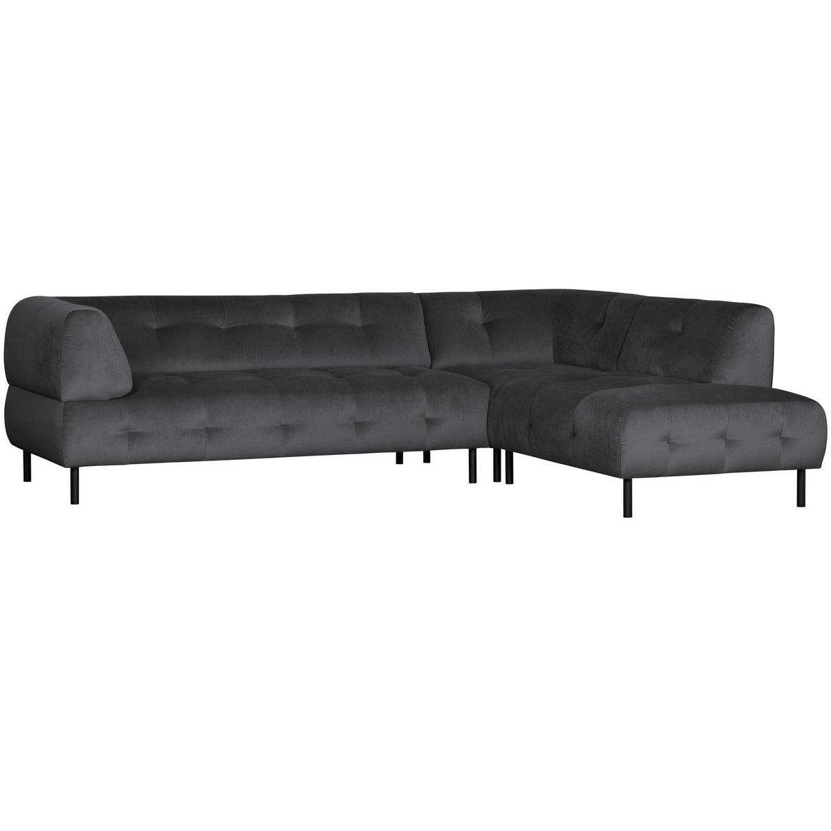 LLOYD HOEKBANK RECHTS VELVET CAST IRON