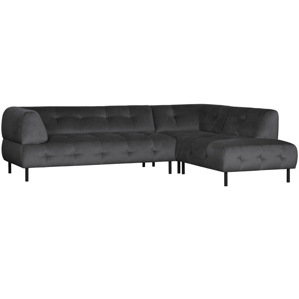 LLOYD HOEKBANK RECHTS VELVET CAST IRON