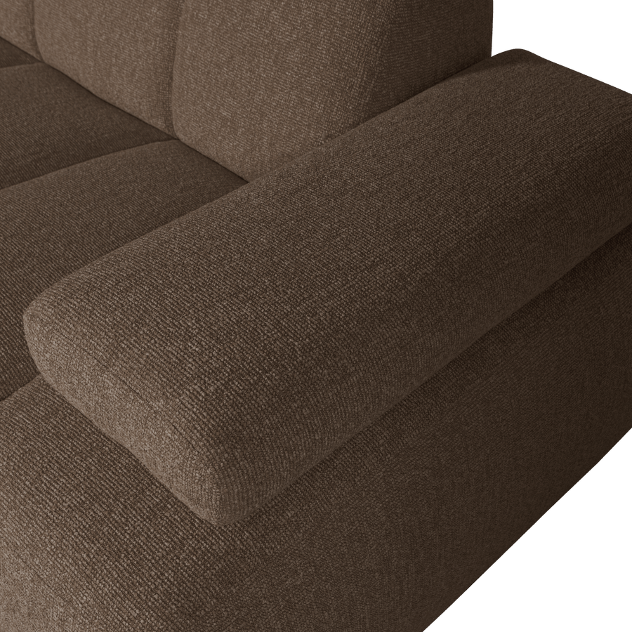MOJO 1,5-ZITS ELEMENT ARM RECHTS BOUCLE BRUIN MELANGE