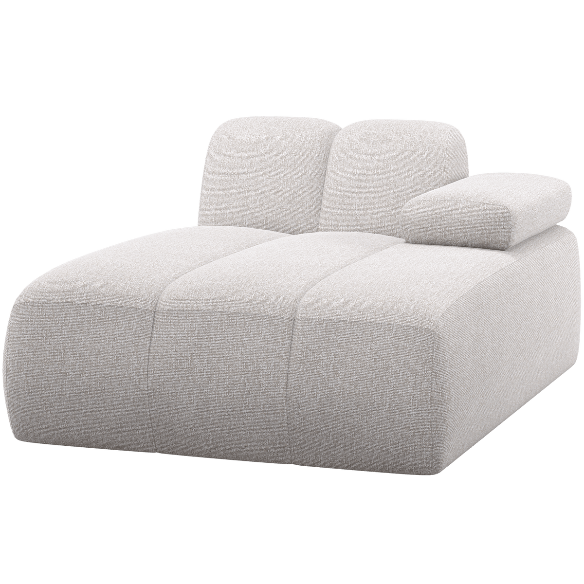 MOJO CHAISE LONGUE ELEMENT RECHTS BOUCLE ECRU MELANGE
