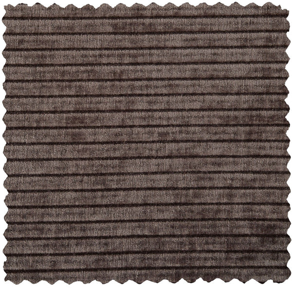 MOJO EETBANK 164 CM MET RUGLEUNING RIBSTOF BRUIN