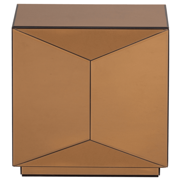 GLINTZ BIJZETTAFEL HOUT SPIEGELGLAS BRUIN [fsc]