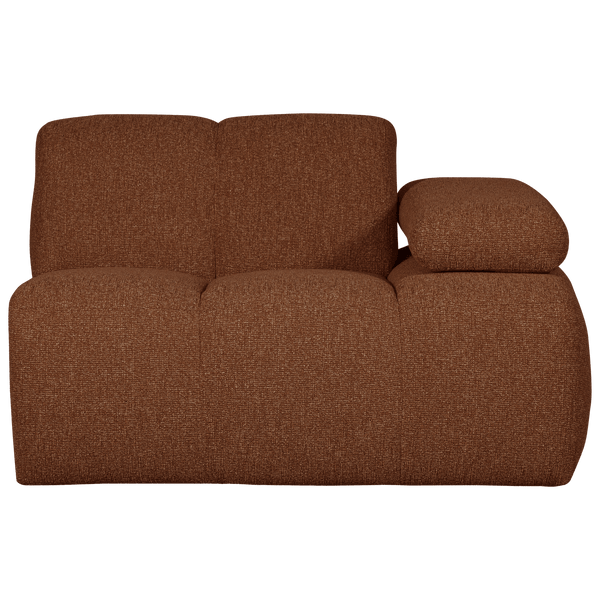 MOJO 1-ZITS ELEMENT ARM RECHTS BOUCLE ROESTBRUIN MELANGE