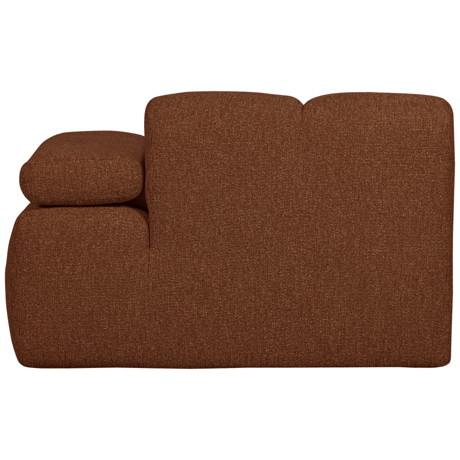 MOJO 1-ZITS ELEMENT ARM RECHTS BOUCLE ROESTBRUIN MELANGE
