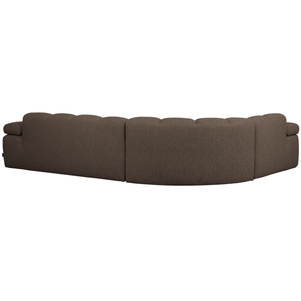 MOJO HOEKBANK LINKS BOUCLE BRUIN MELANGE