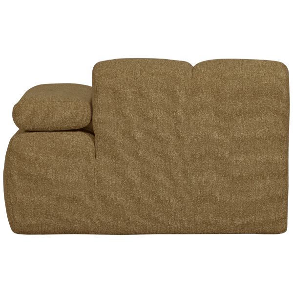 MOJO 1-ZITS ELEMENT ARM RECHTS BOUCLE GEEL/BRUIN MELANGE