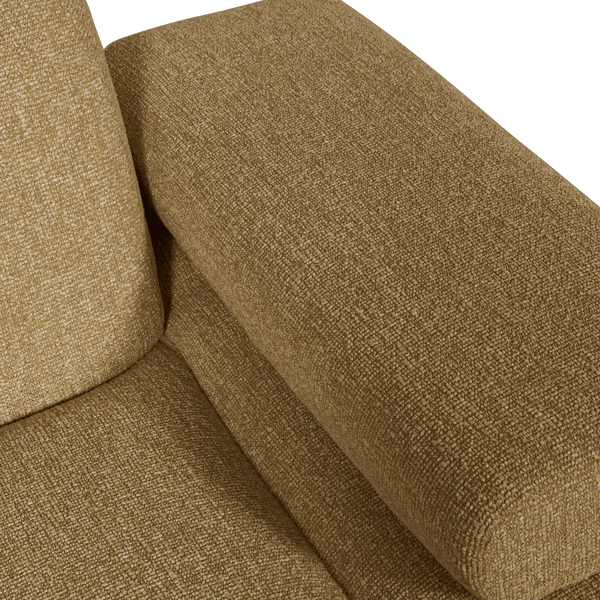 MOJO 1-ZITS ELEMENT ARM RECHTS BOUCLE GEEL/BRUIN MELANGE
