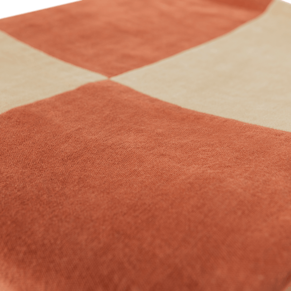 ZENA PLAID 130X170 CM VELVET ROESTBRUIN/BEIGE