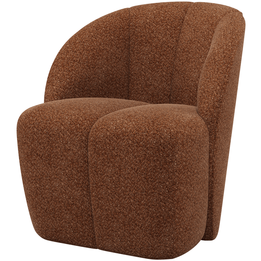 MOJO DRAAIFAUTEUIL WOLLIG ROESTBRUIN