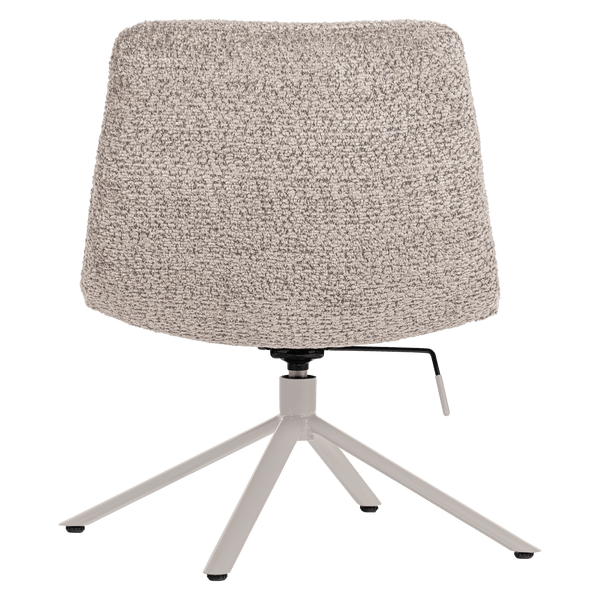 SOREN VERSTELBARE DRAAIFAUTEUIL WOLLIG GRIJS