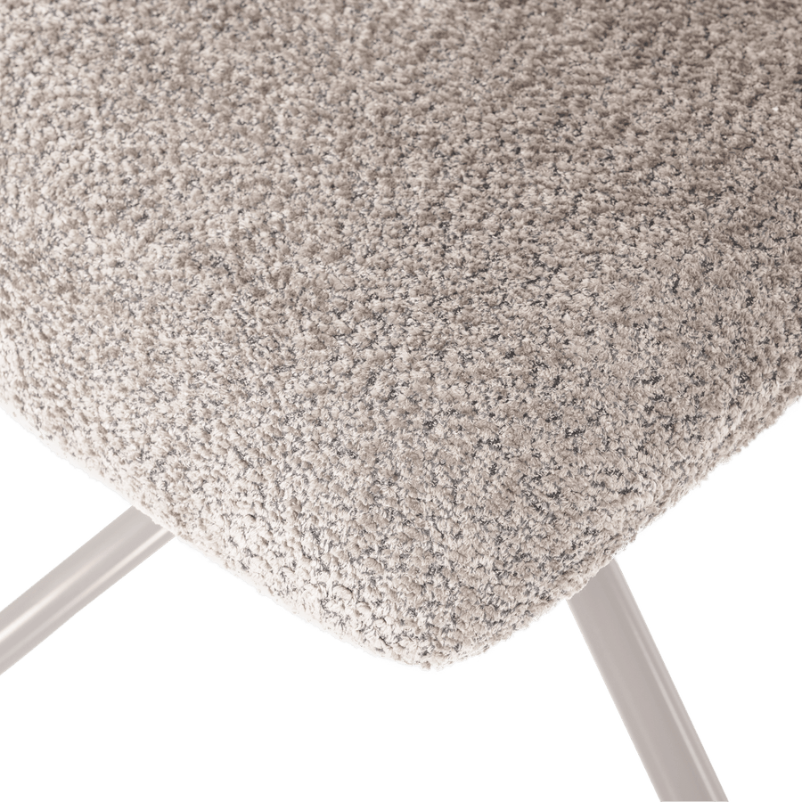 SOREN VERSTELBARE DRAAIFAUTEUIL WOLLIG GRIJS