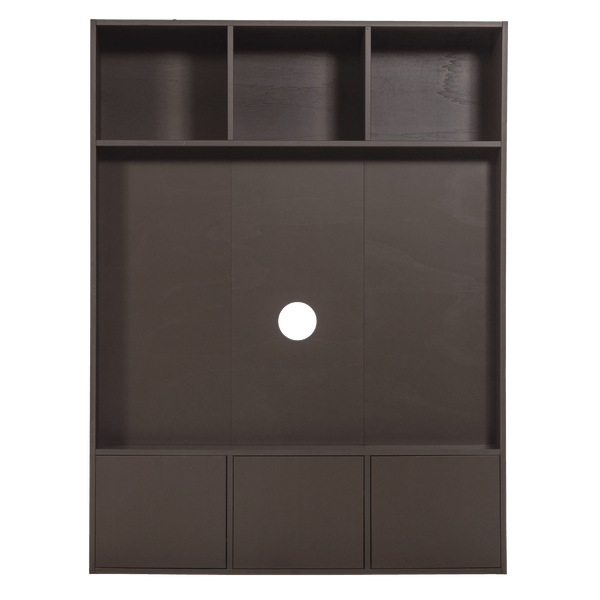 MEGGY TV OPBERGKAST 160 CM GRENEN MIDDENBRUIN [fsc]