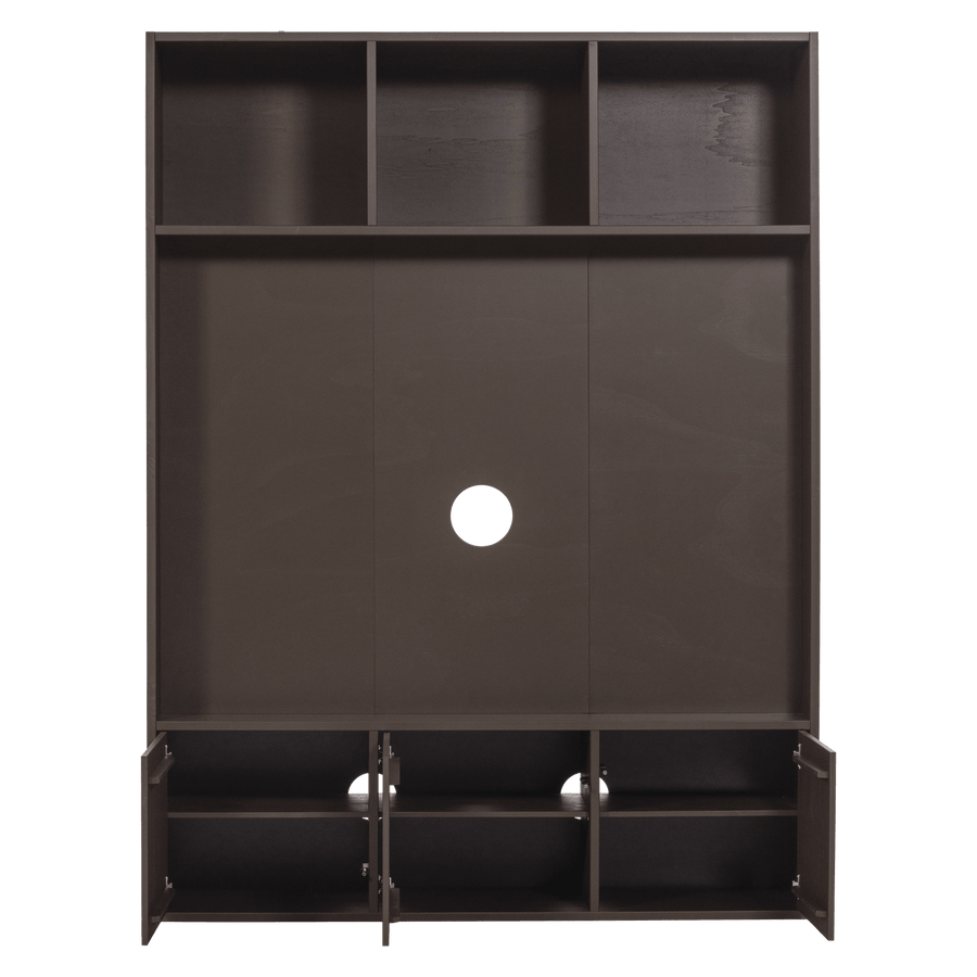 MEGGY TV OPBERGKAST 160 CM GRENEN MIDDENBRUIN [fsc]