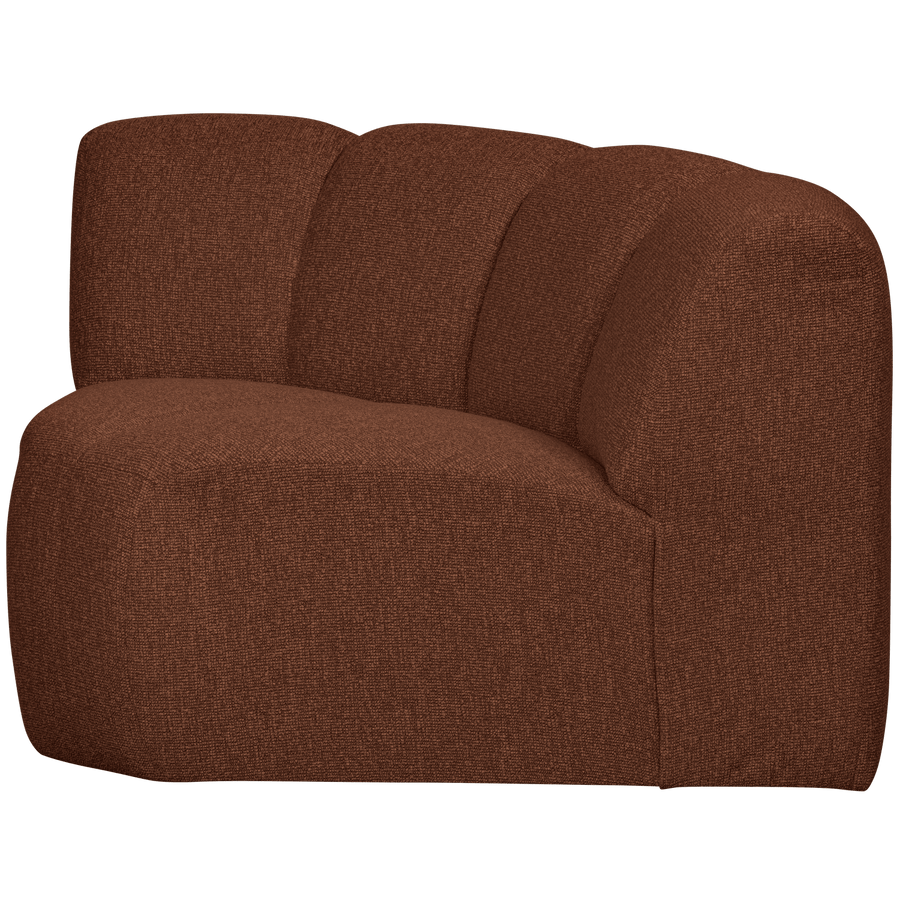 MOJO HOEKELEMENT BOUCLE ROESTBRUIN MELANGE
