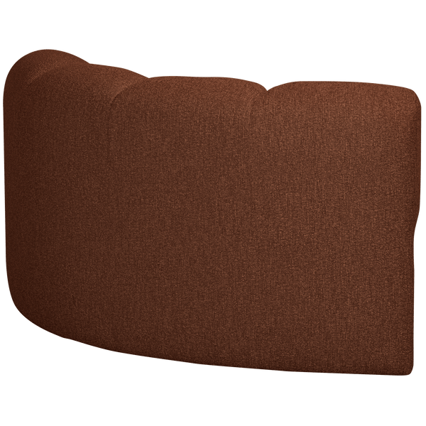 MOJO HOEKELEMENT BOUCLE ROESTBRUIN MELANGE