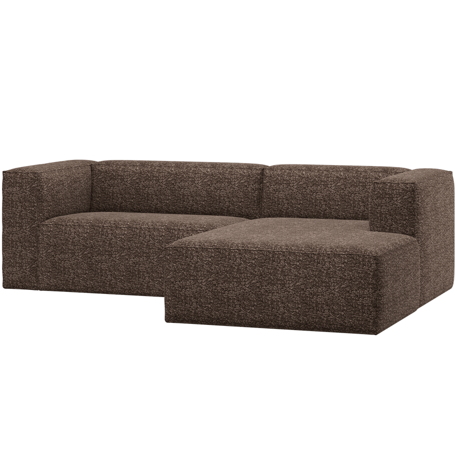 BEAN CHAISE LONGUE BANK RECHTS BRUIN MELANGE