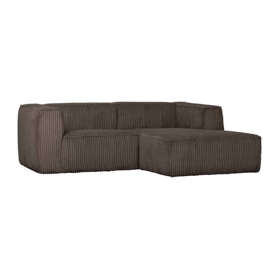 BEAN CHAISE LONGUE BANK RECHTS RIBSTOF MUD