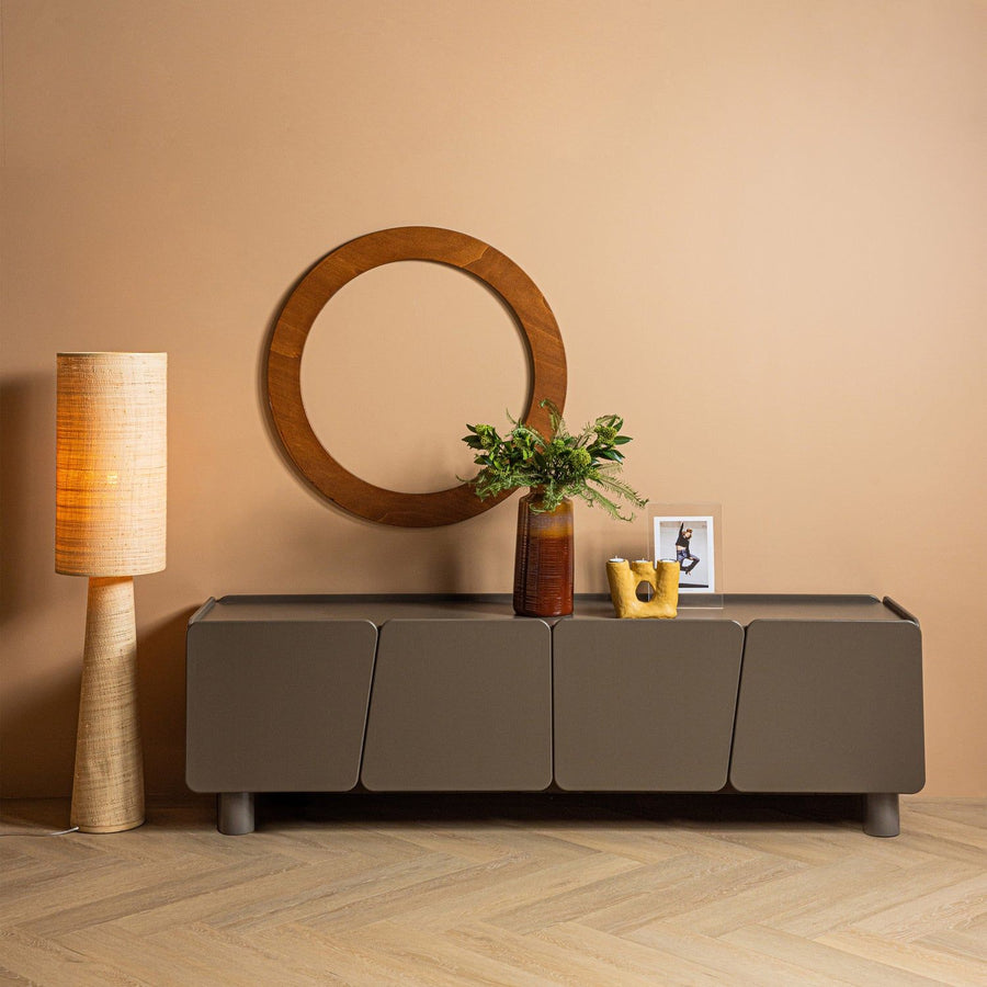 SYRO VLOERLAMP RAFFIA NATUREL 130XO30 CM