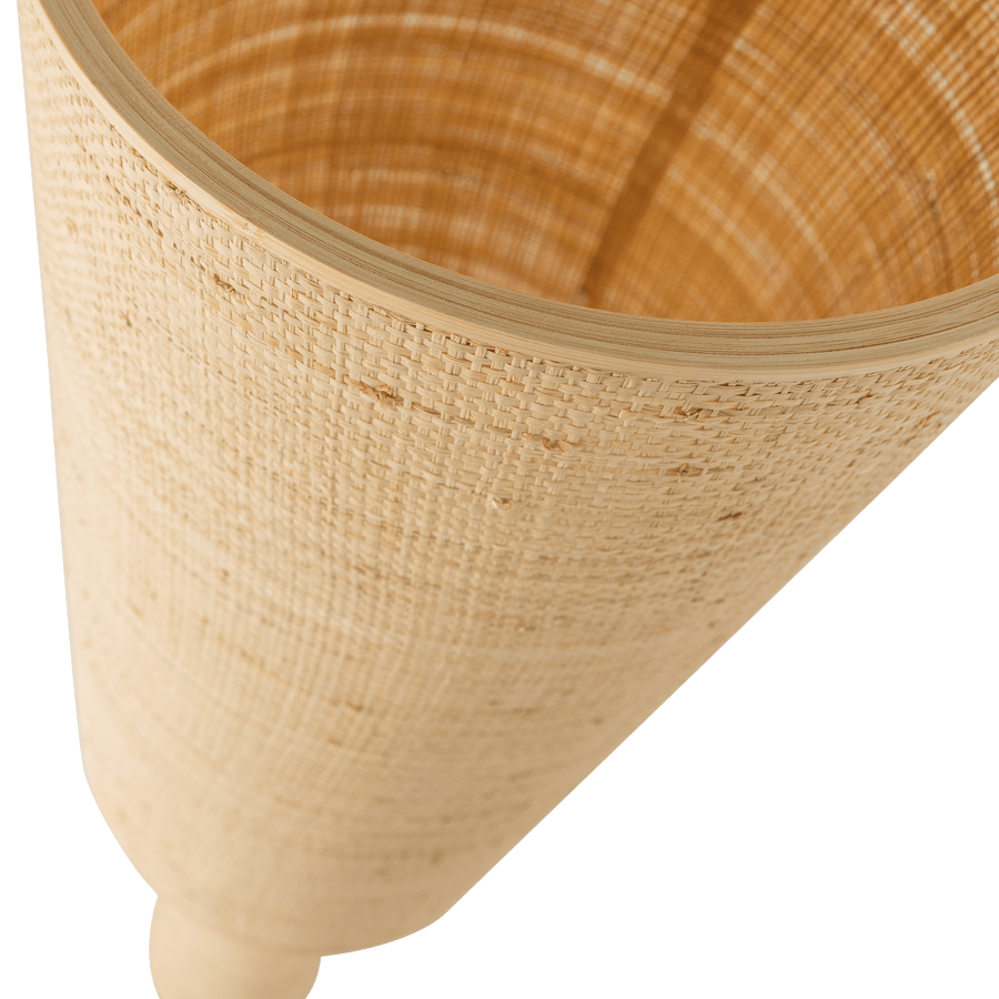 SYRO VLOERLAMP RAFFIA NATUREL 130XO30 CM