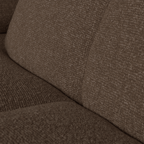 MOJO CHAISE LONGUE BANK RECHTS BOUCLE BRUIN MELANGE