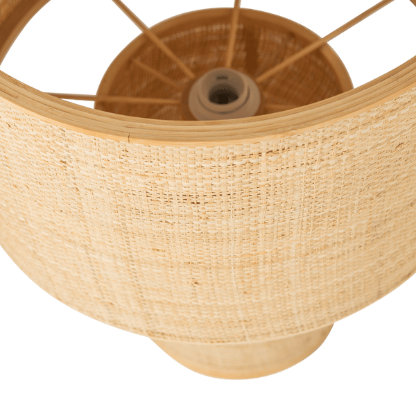 SYRO TAFELLAMP RAFFIA NATUREL 55XO42 CM