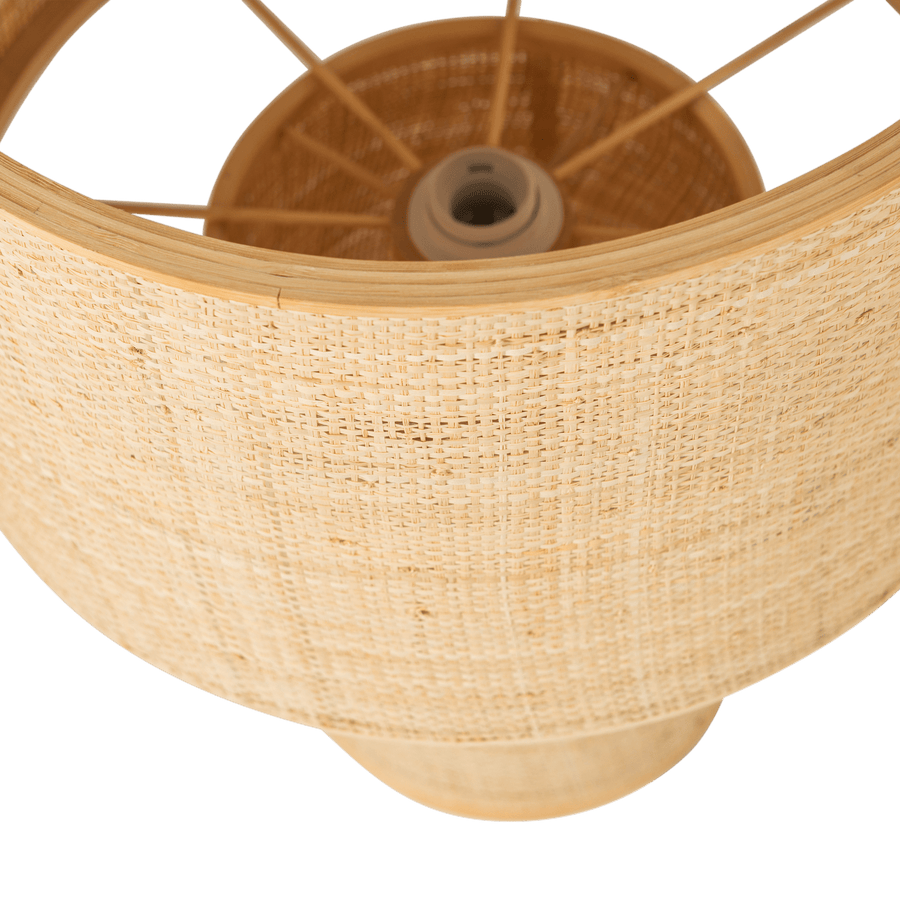 SYRO TAFELLAMP RAFFIA NATUREL 55XO42 CM