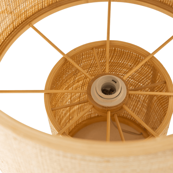 SYRO TAFELLAMP RAFFIA NATUREL 55XO42 CM