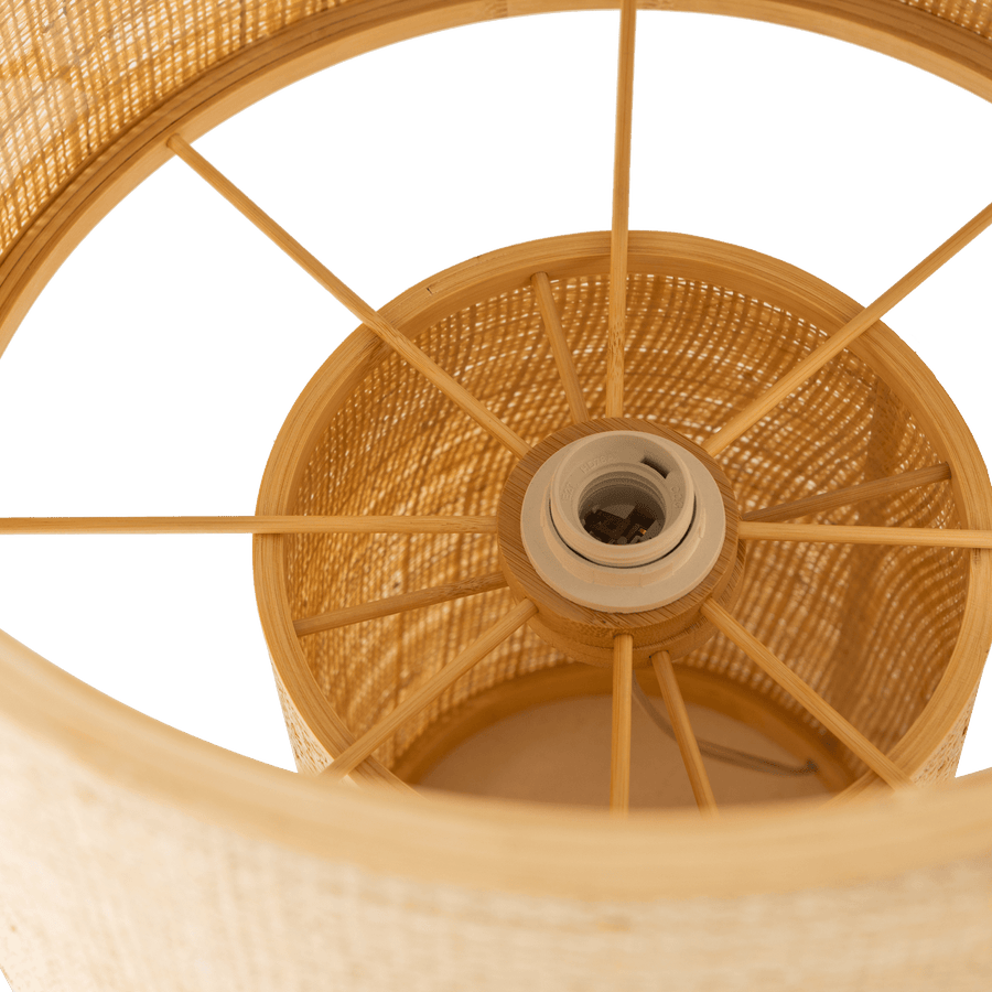 SYRO TAFELLAMP RAFFIA NATUREL 55XO42 CM
