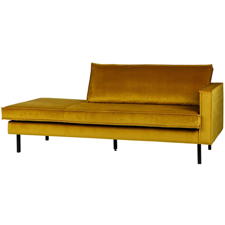 RODEO DAYBED RECHTS VELVET OKERGEEL