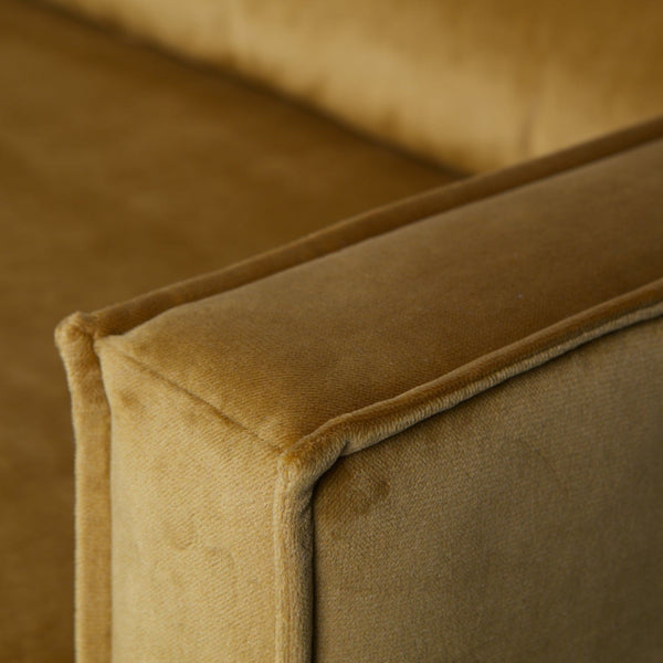 RODEO DAYBED RECHTS VELVET OKERGEEL
