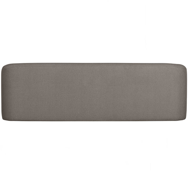 SLOPING 3-ZITS BANK GRIJS MELANGE