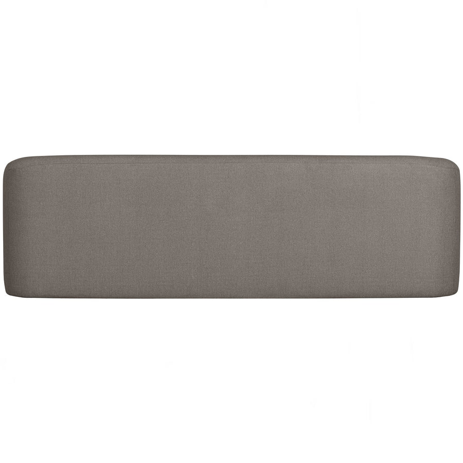 SLOPING 3-ZITS BANK GRIJS MELANGE