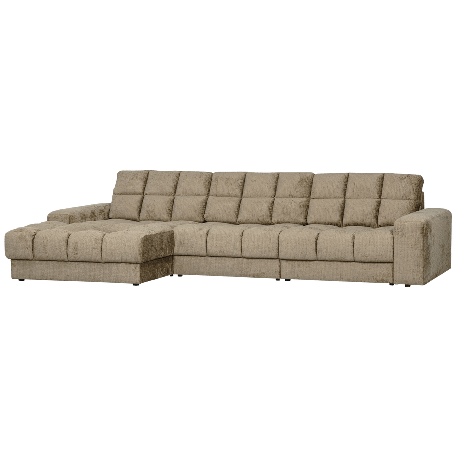 SECOND DATE CHAISE LONGUE LINKS STRUCTURE VELVET WHEATFIELD