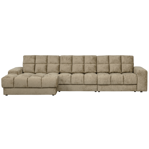 SECOND DATE CHAISE LONGUE LINKS STRUCTURE VELVET WHEATFIELD
