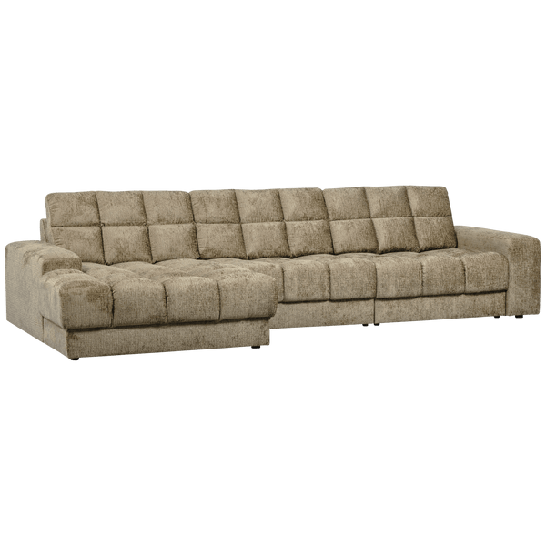 SECOND DATE CHAISE LONGUE LINKS STRUCTURE VELVET WHEATFIELD