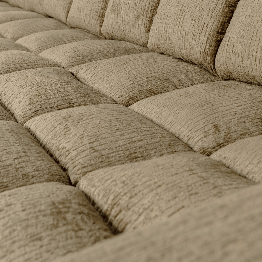 SECOND DATE CHAISE LONGUE LINKS STRUCTURE VELVET WHEATFIELD
