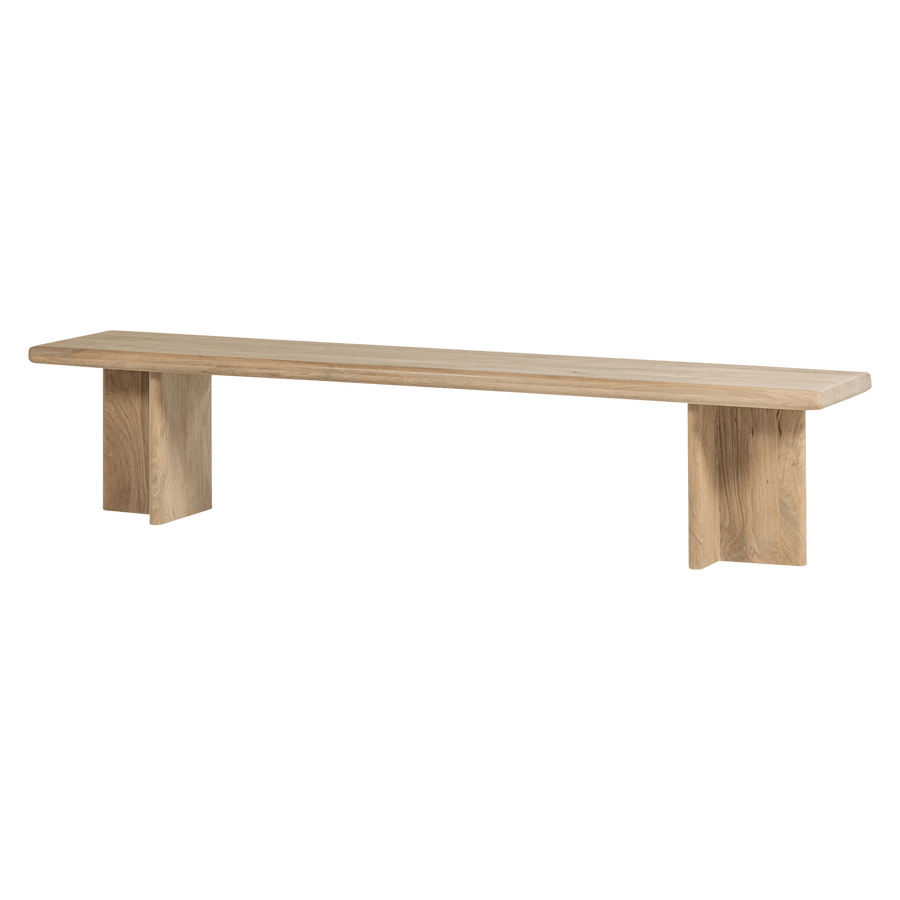 ATO EETBANKJE 220X45 CM MANGOHOUT NATUREL