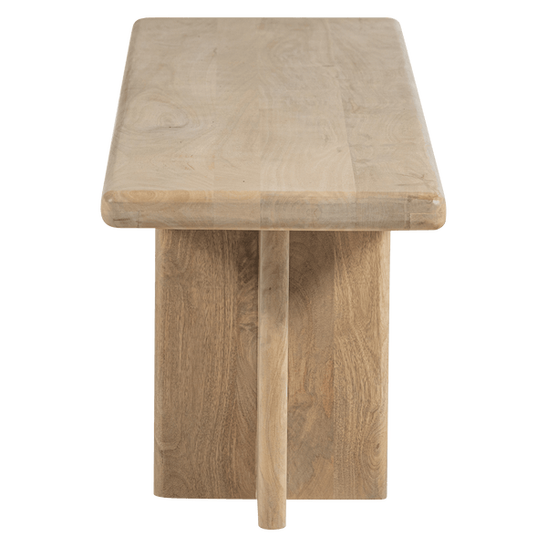 ATO EETBANKJE 220X45 CM MANGOHOUT NATUREL