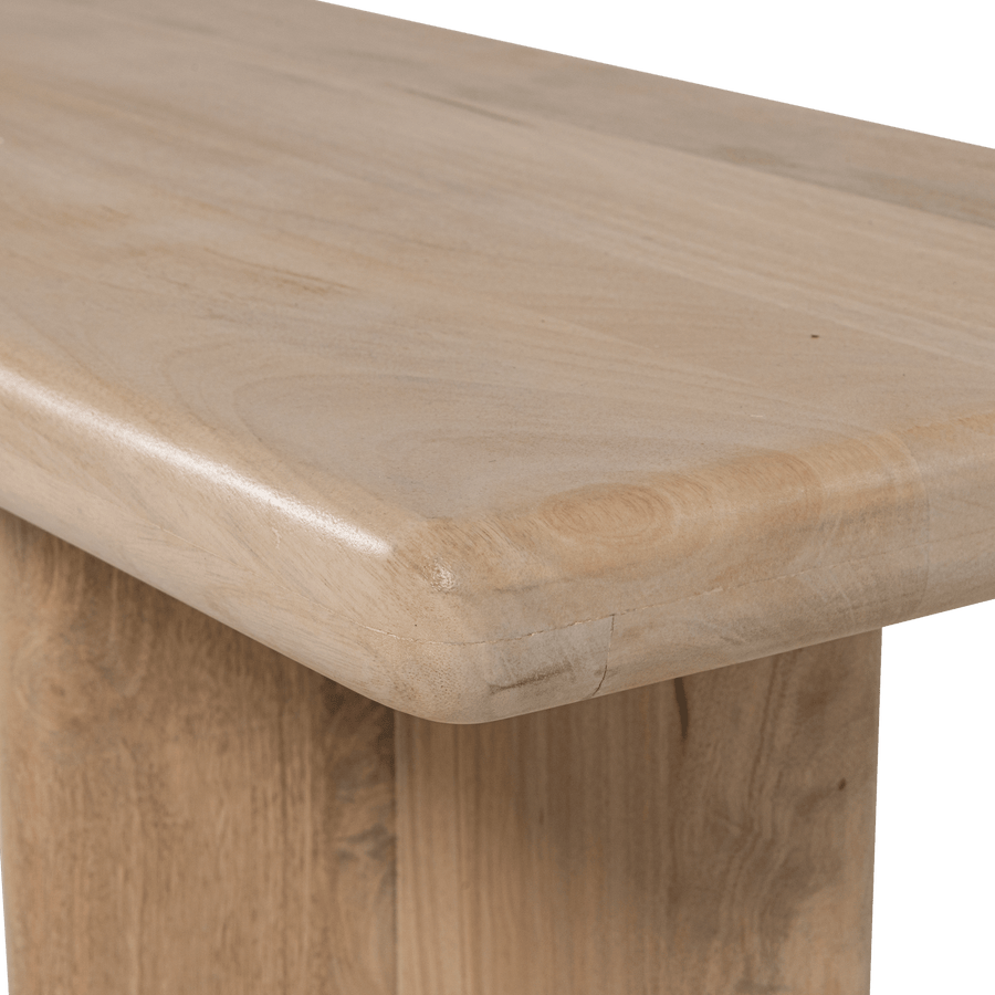 ATO EETBANKJE 220X45 CM MANGOHOUT NATUREL