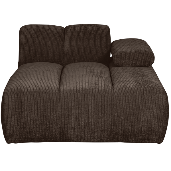 MOJO CHAISE LONGUE ELEMENT RECHTS RIBSTOF BRUIN
