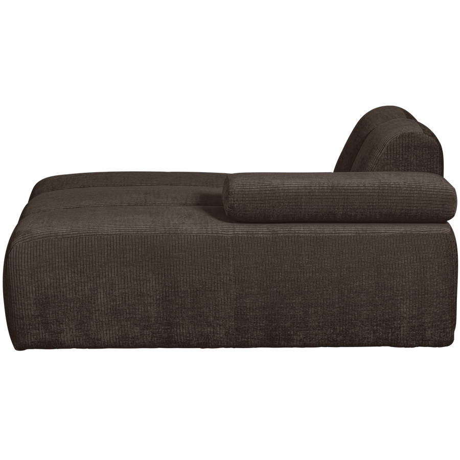 MOJO CHAISE LONGUE ELEMENT RECHTS RIBSTOF BRUIN