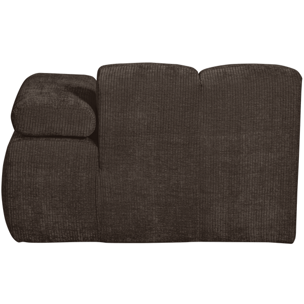 MOJO CHAISE LONGUE ELEMENT RECHTS RIBSTOF BRUIN